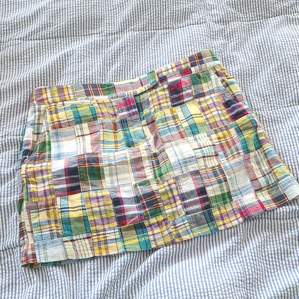 5/30 JCREW MADRAS SKIRT